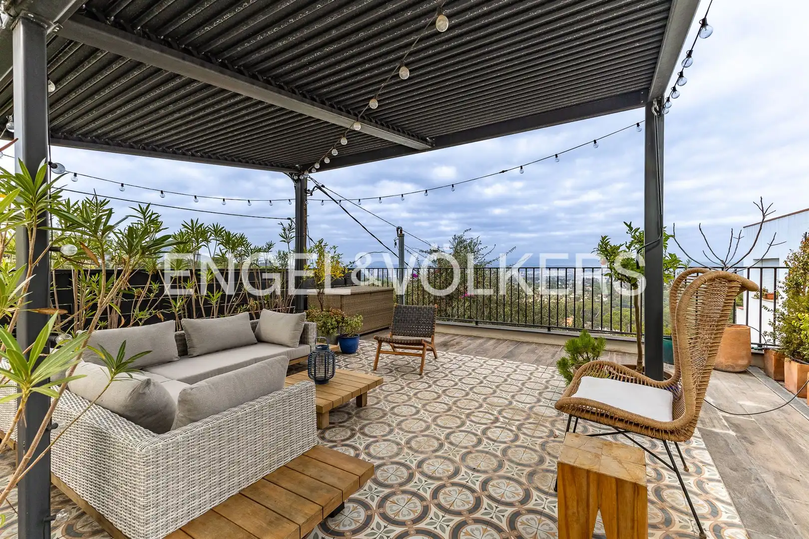 Terrace of Houses for sale in Sant Cugat del Vallès  with Air Conditioner, Heating and Private garden