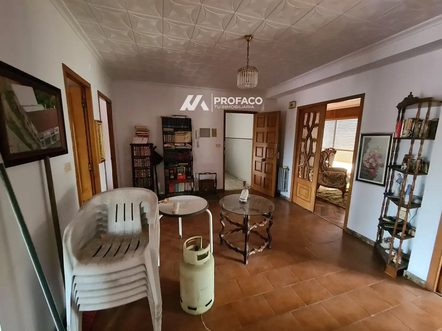 Living room of Detached homes for sale in O Carballiño    with Heating, Terrace and Furnished