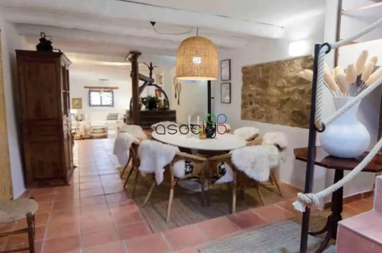 Comedor de Casa o chalet en venta en Heras de Ayuso con Terraza y Piscina