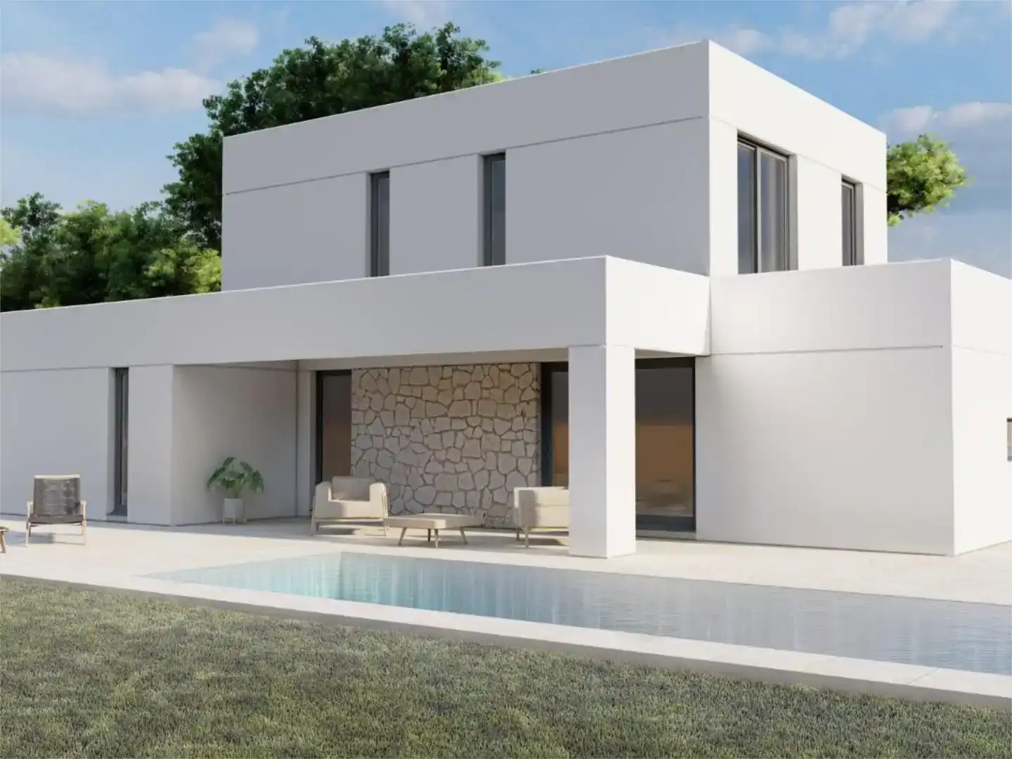 Vista exterior de Casa o chalet en venta en  Palma de Mallorca con Aire acondicionado, Piscina y Balcón