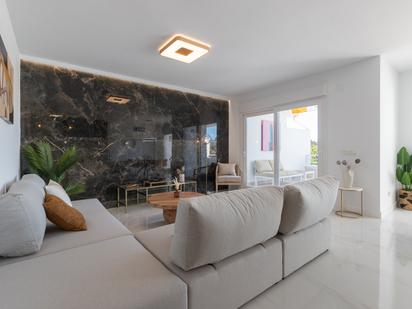 Living room of Attic for sale in Marbella  with Air Conditioner, Terrace and Swimming Pool