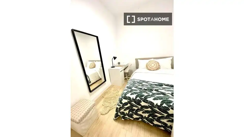 Habitación de Piso para compartir en Madrid con Aire acondicionado, Calefacción y Amueblado