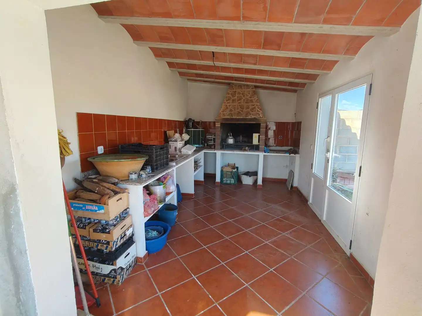 Cuina de Casa o xalet en venda en Atzeneta del Maestrat amb Calefacció, Jardí privat i Terrassa