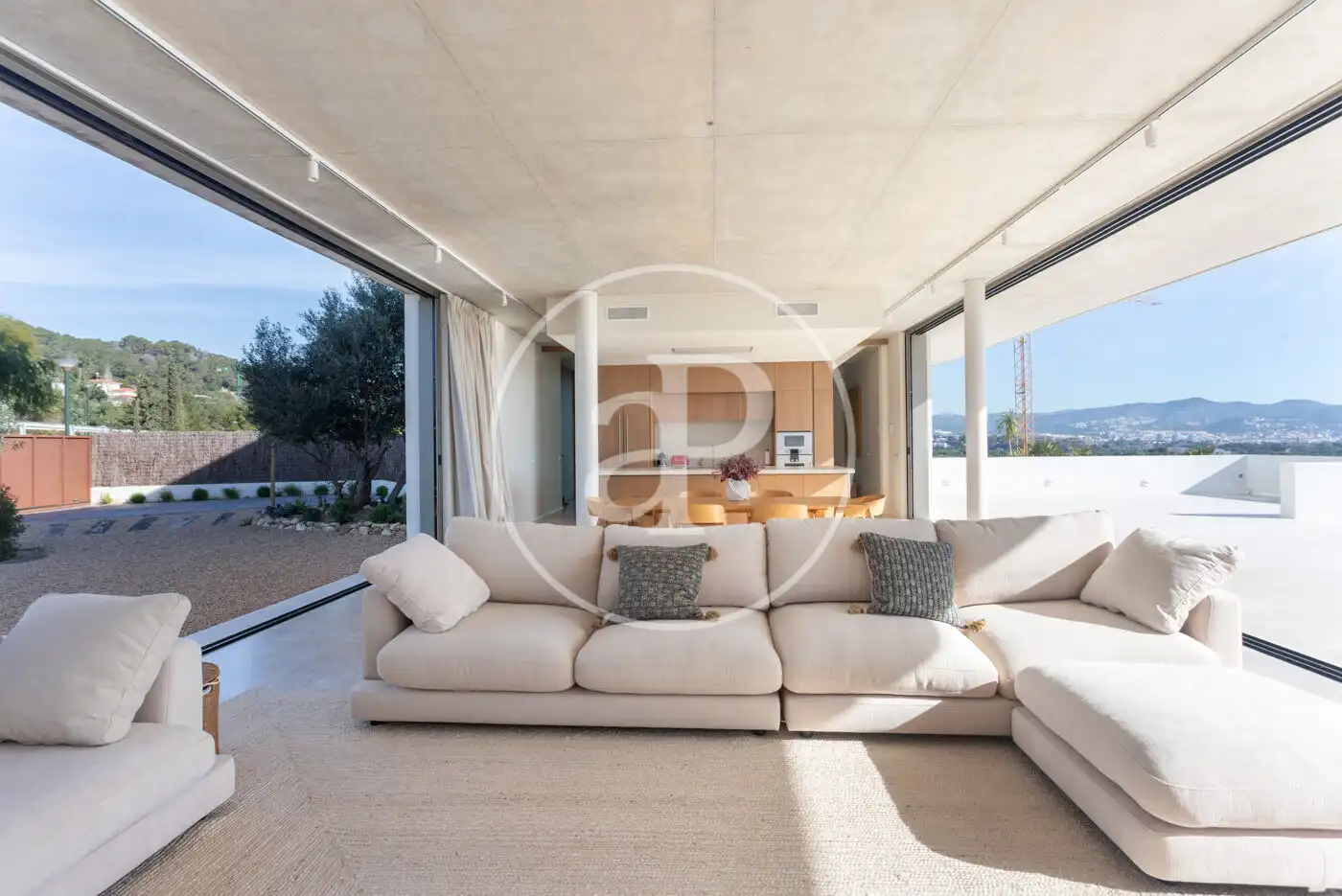 Living room of Houses for rent in Sitges  with Air Conditioner, Heating and Private garden