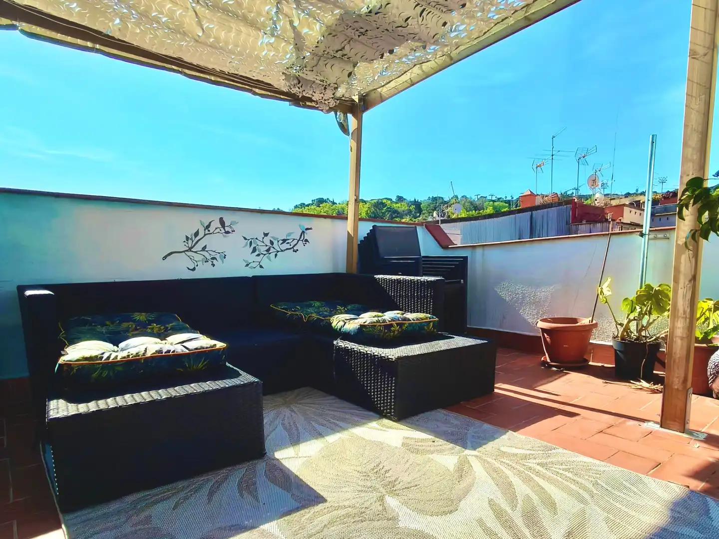 Terraza de Ático en venta en L'Hospitalet de Llobregat con Parquet, Terraza y Trastero