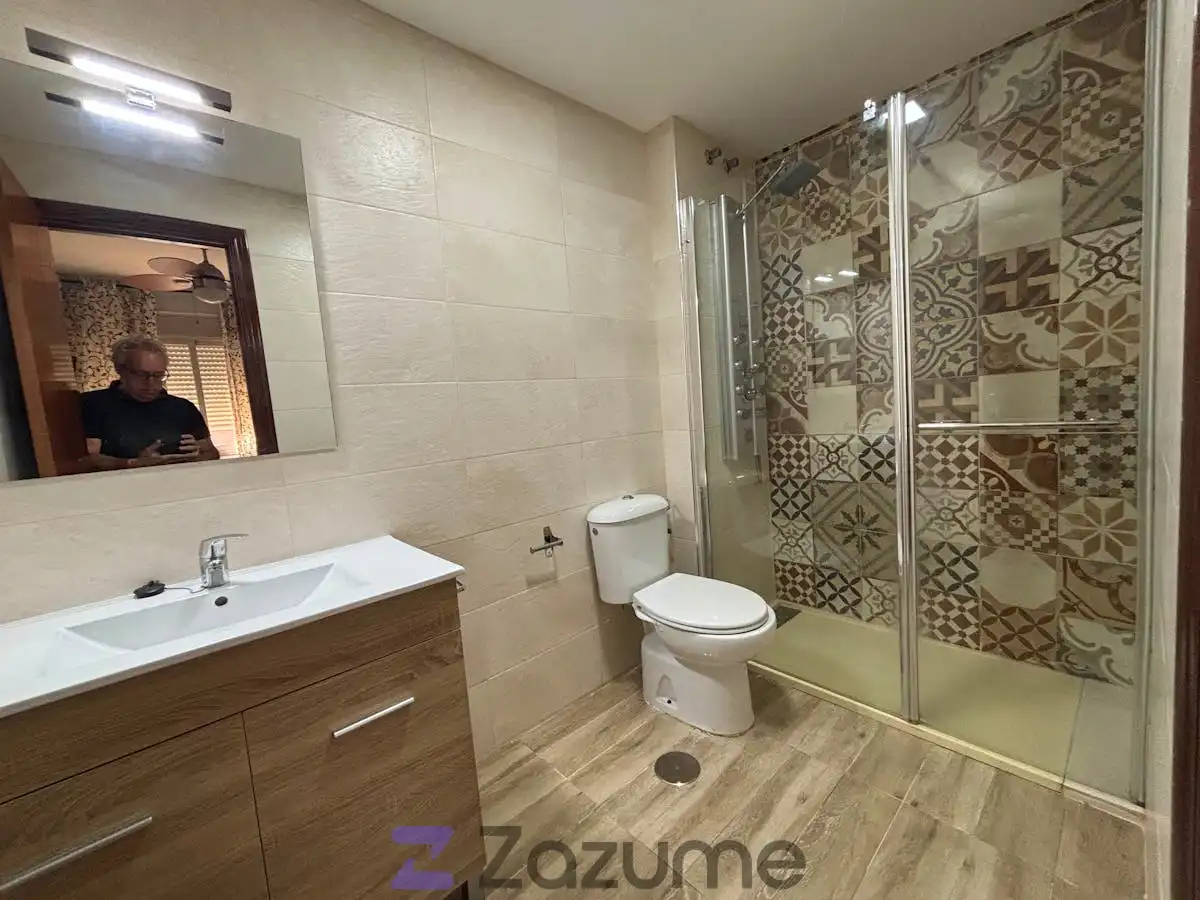 Bathroom of Flat for rent in Montequinto  with Air Conditioner, Terrace and Swimming Pool
