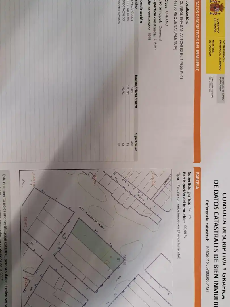 Local en venta en Requena