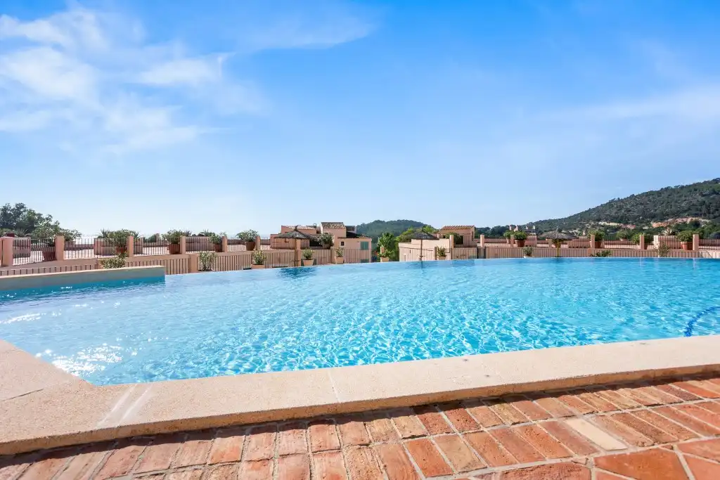 Swimming pool of Apartments for sale in Calvià  with Air Conditioner, Private garden and Terrace
