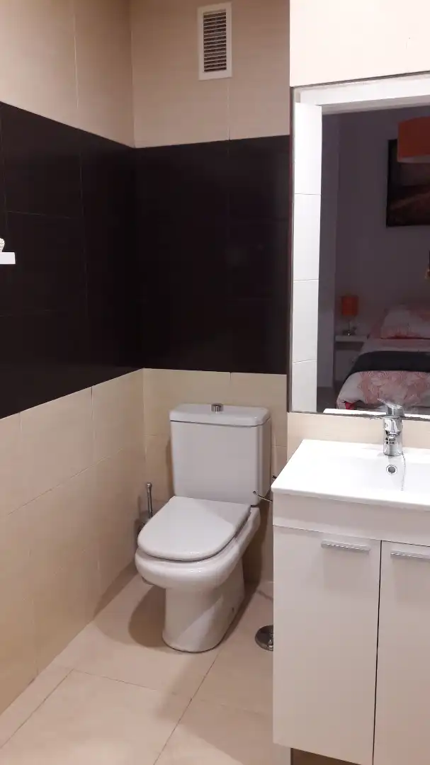 Baño de Piso de alquiler en Málaga con Aire acondicionado y Amueblado
