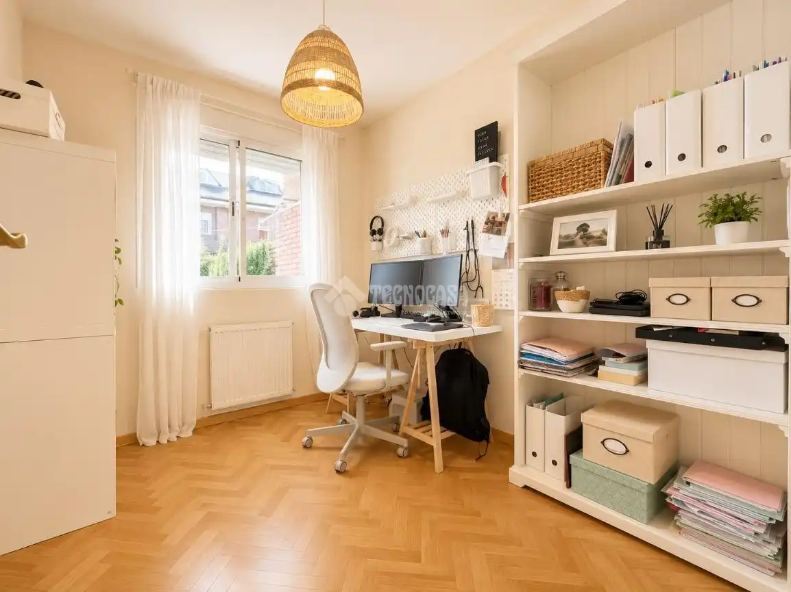 Habitación de Casa adosada en venta en Alcalá de Henares con Aire acondicionado, Calefacción y Parquet