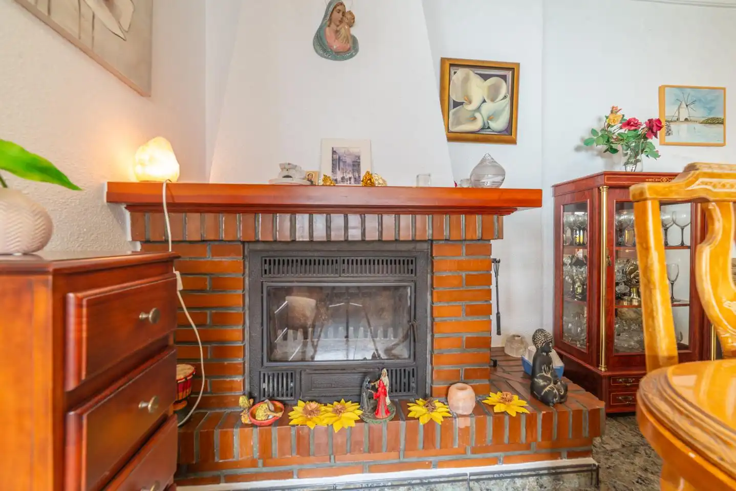 Sala d'estar de Casa o xalet en venda en San Pedro del Pinatar amb Aire condicionat, Jardí privat i Terrassa