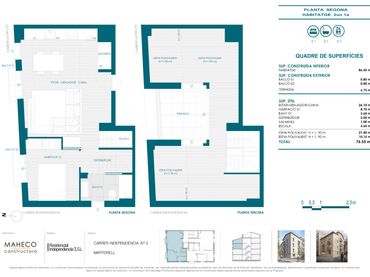 New build Duplex with balcony for sale in Carrer Independència 3