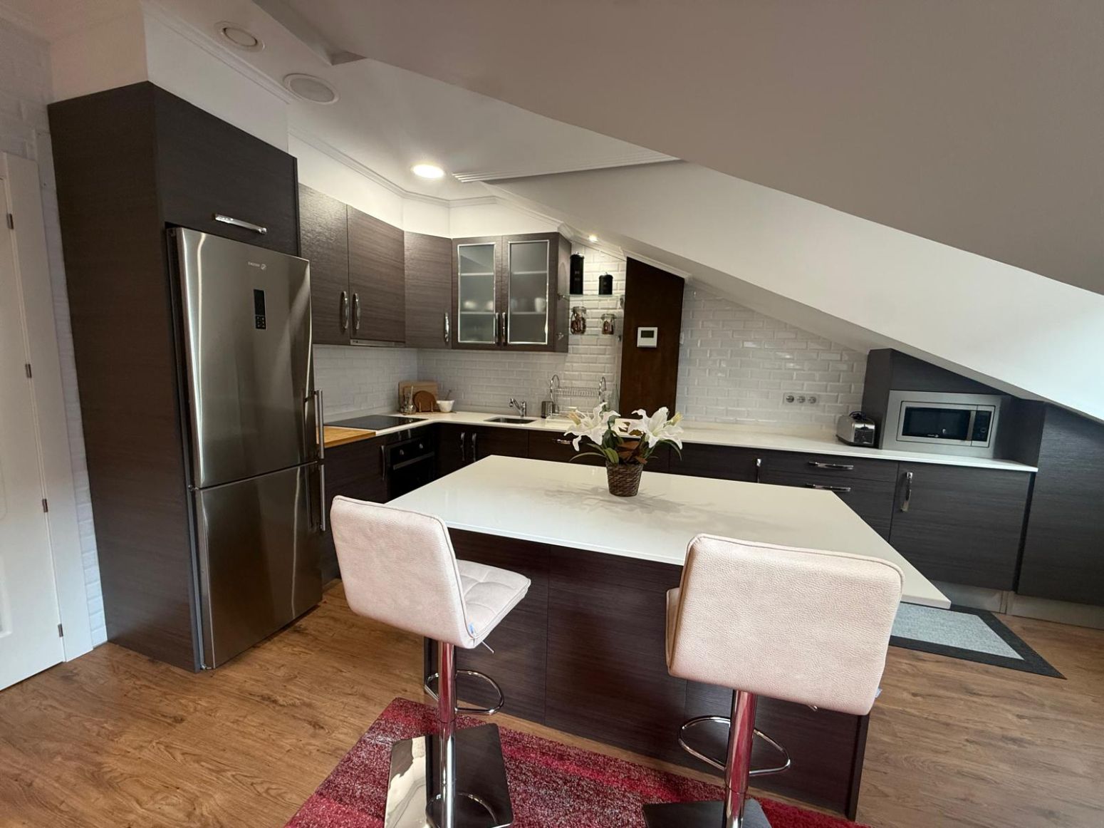 Kitchen of Flat for sale in Avilés  with Heating and Furnished