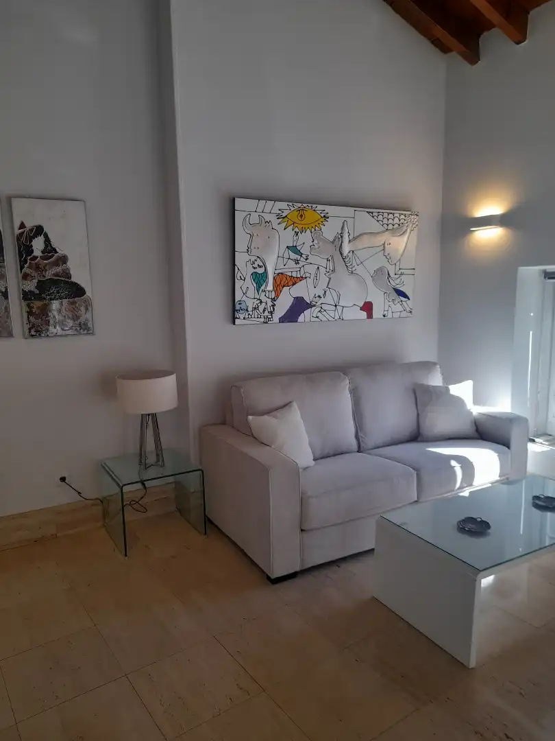 Sala d'estar de Àtic en venda en Málaga amb Aire condicionat, Calefacció i Moblat