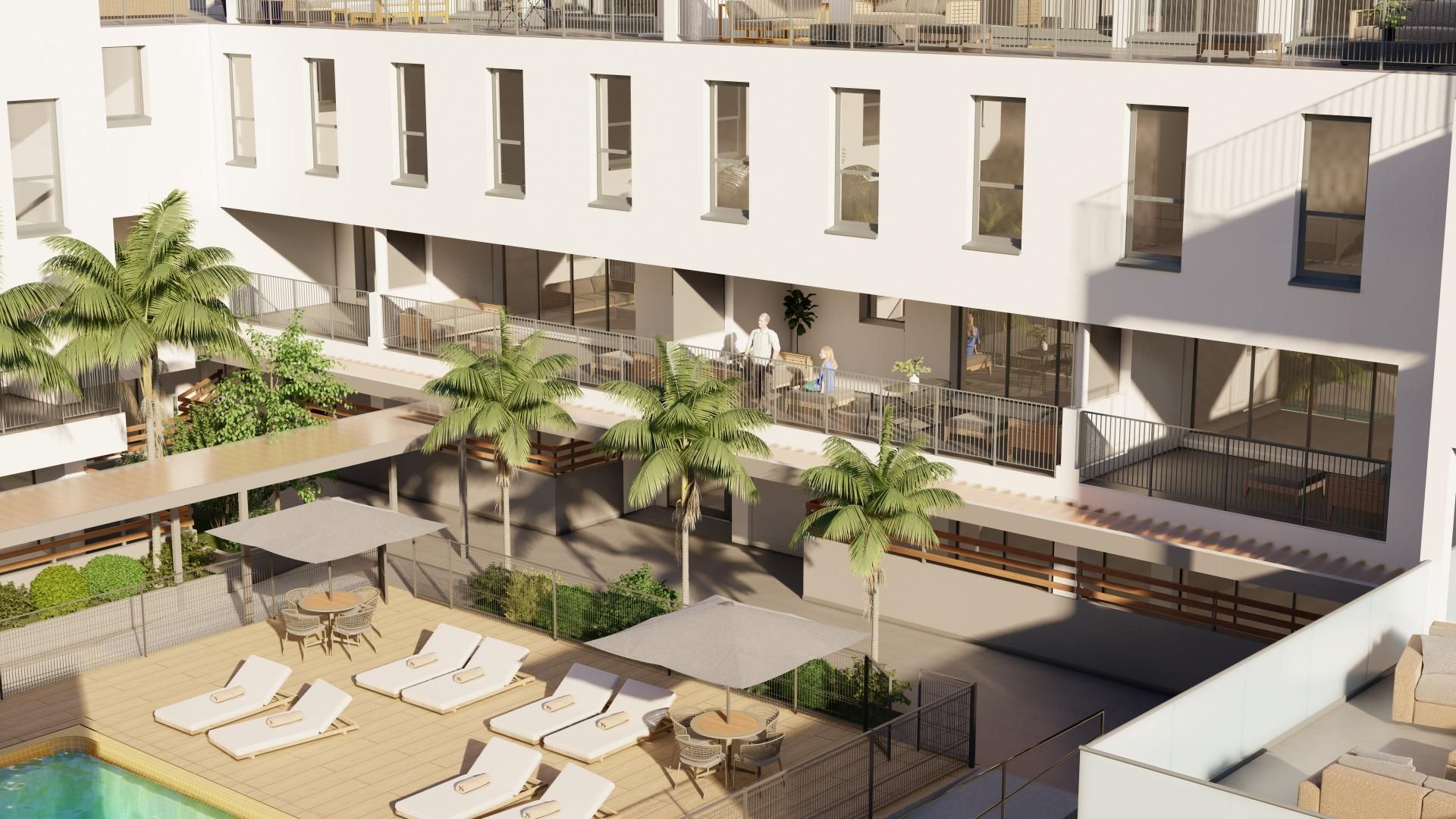 Terrace of Flat for sale in Churriana de la Vega  with Terrace, Storage room and Community pool