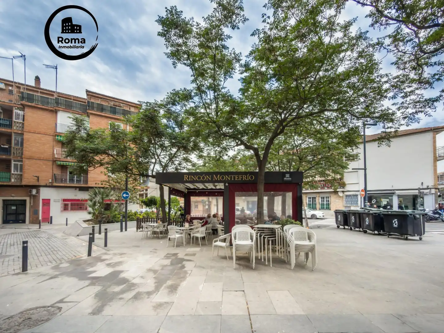 Exterior view of Flat for sale in Armilla  with Air Conditioner, Terrace and Balcony