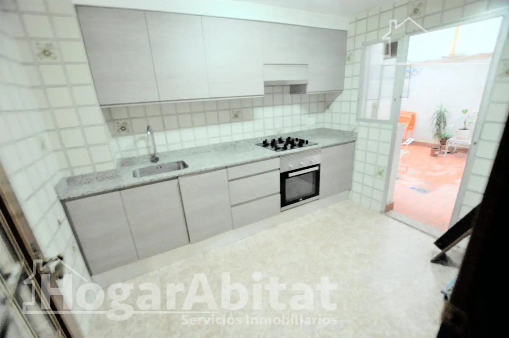 Küche von Wohnung zum Verkauf in Valencia mit Klimaanlage, Heizung und Terrasse