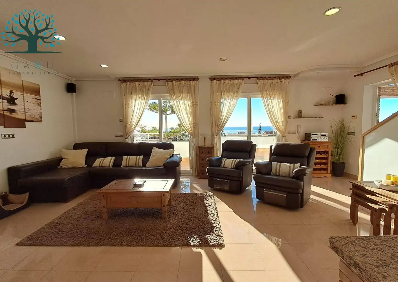 Sala de estar de Casa o chalet en venta en Cartagena con Aire acondicionado, Calefacción y Jardín privado
