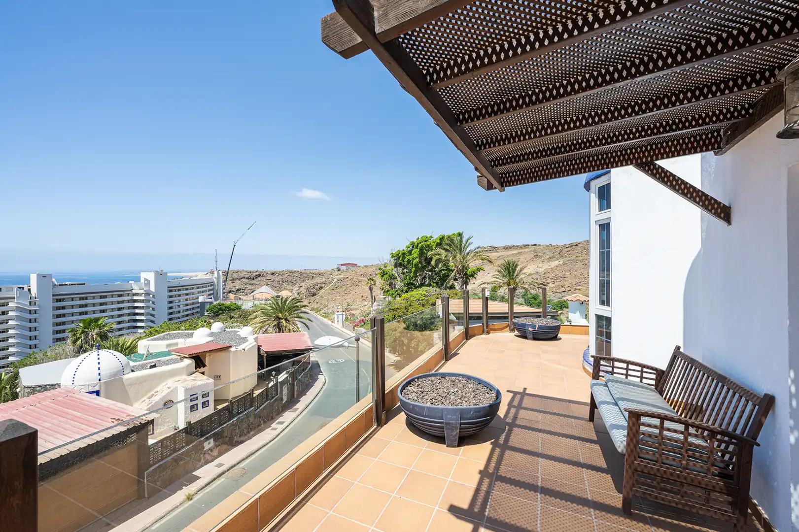 Terraza de Casa o chalet en venta en San Bartolomé de Tirajana con Aire acondicionado, Jardín privado y Terraza