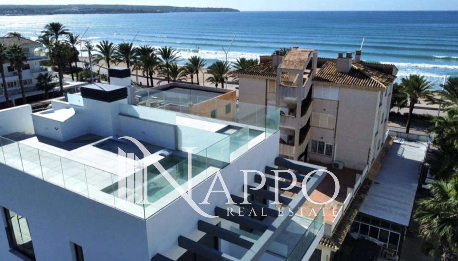 Exterior view of Attic for sale in  Palma de Mallorca  with Air Conditioner, Heating and Terrace