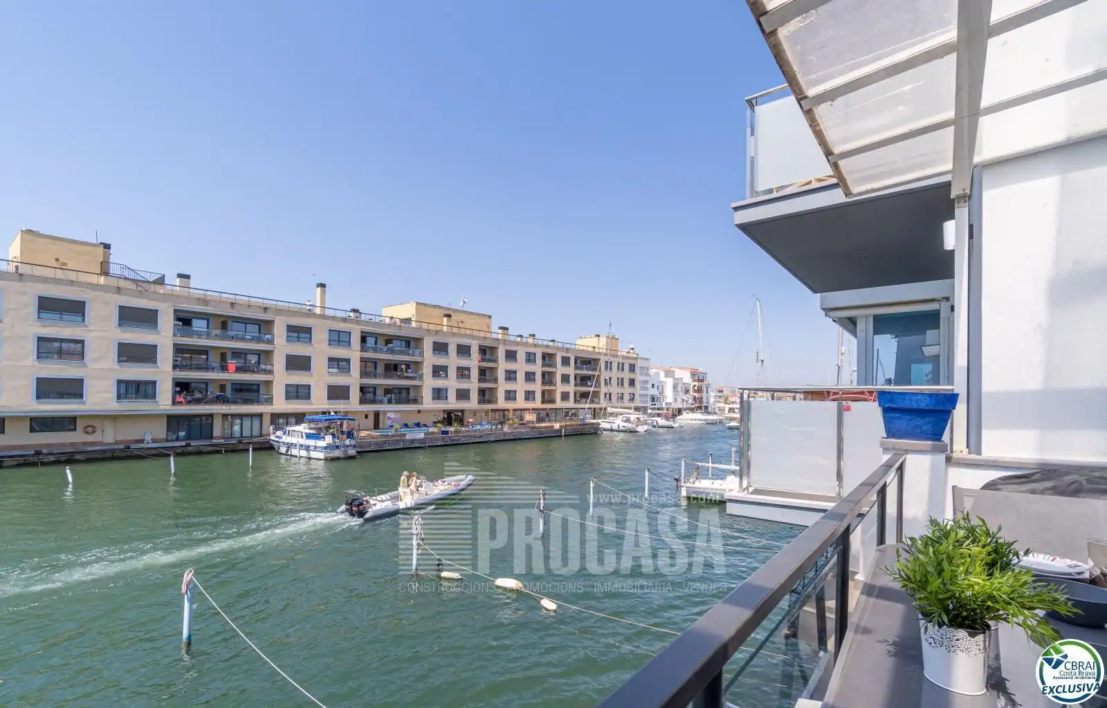 Terrassa de Casa adosada en venda en Empuriabrava amb Aire condicionat, Calefacció i Traster