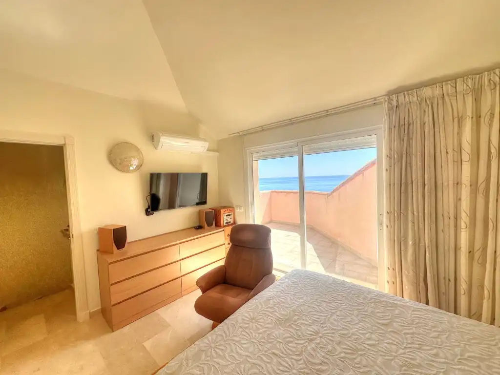 Schlafzimmer von Maisonette zum Verkauf in Torrox mit Klimaanlage, Heizung und Terrasse