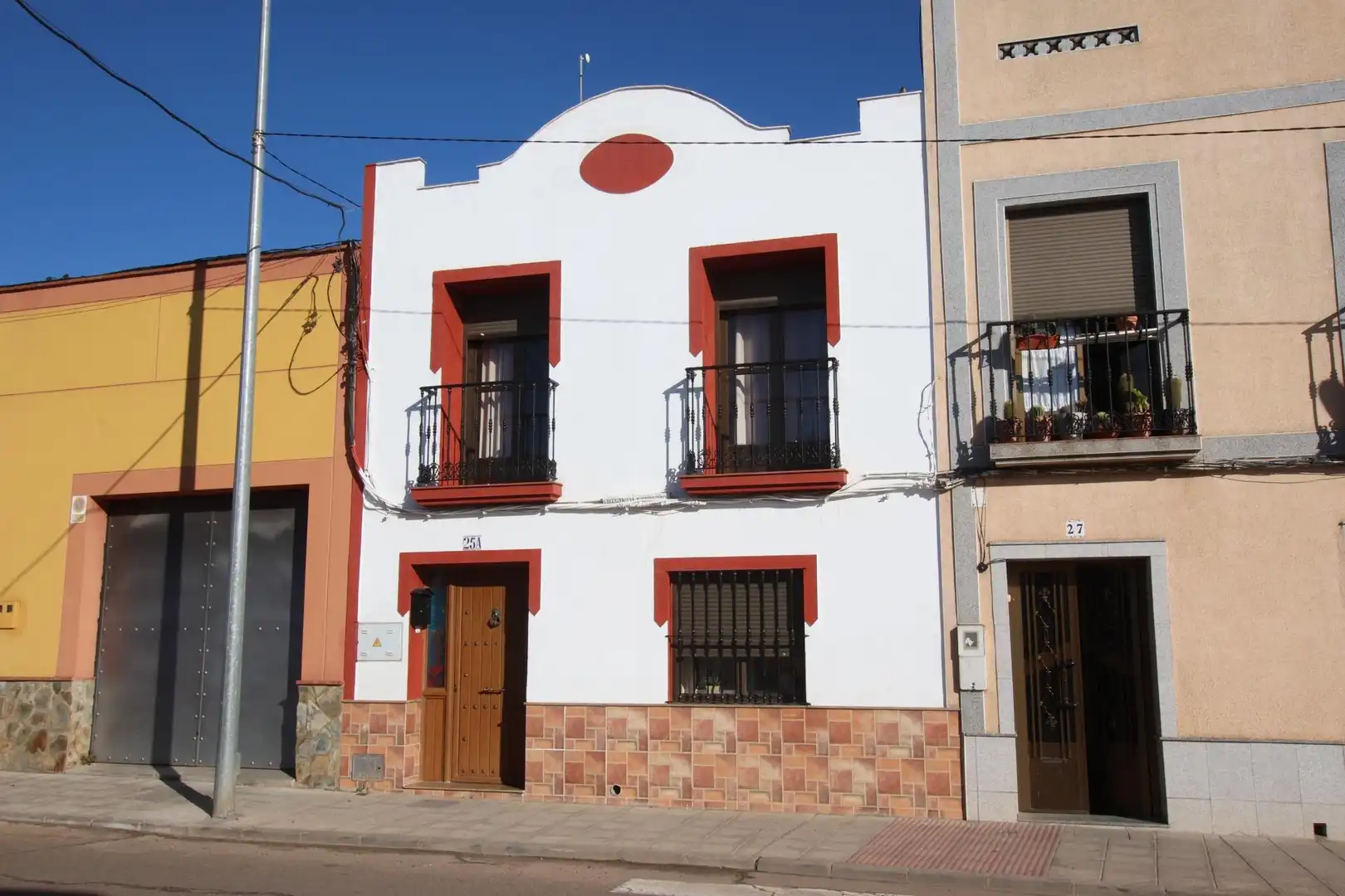 Exterior view of Houses for sale in Montijo  with Private garden and Terrace
