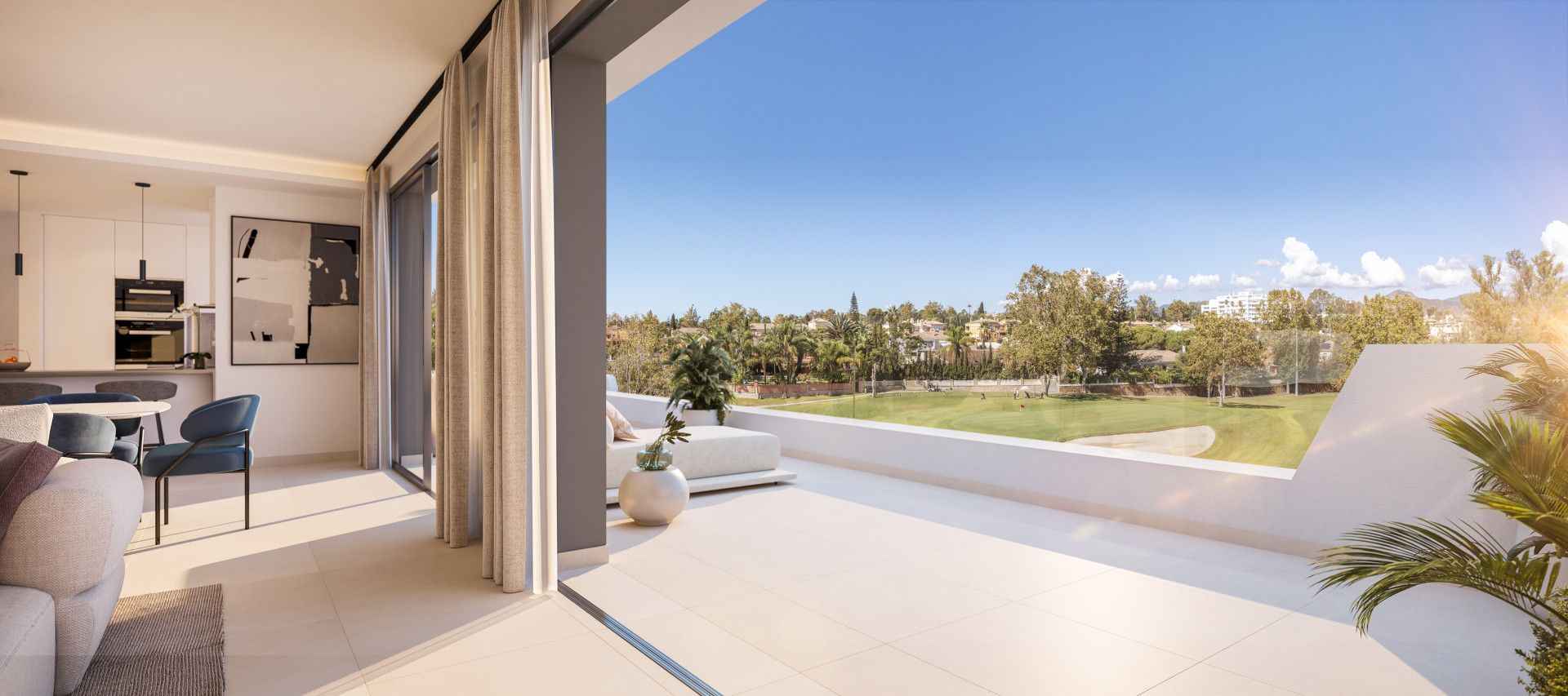 Terraza de Ático en venta en Marbella con Aire acondicionado, Calefacción y Terraza