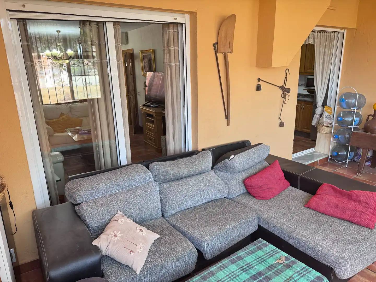 Living room of Detached homes for sale in Roquetas de Mar  with Air Conditioner, Terrace and Storage room