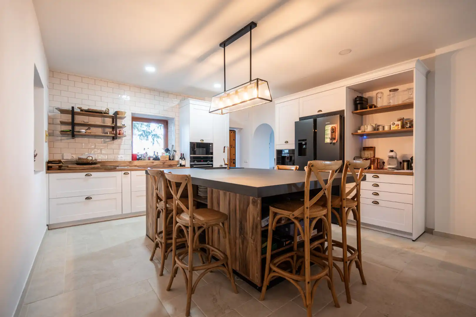 Cocina de Finca rústica en venta en Guadarrama con Aire acondicionado, Calefacción y Jardín privado