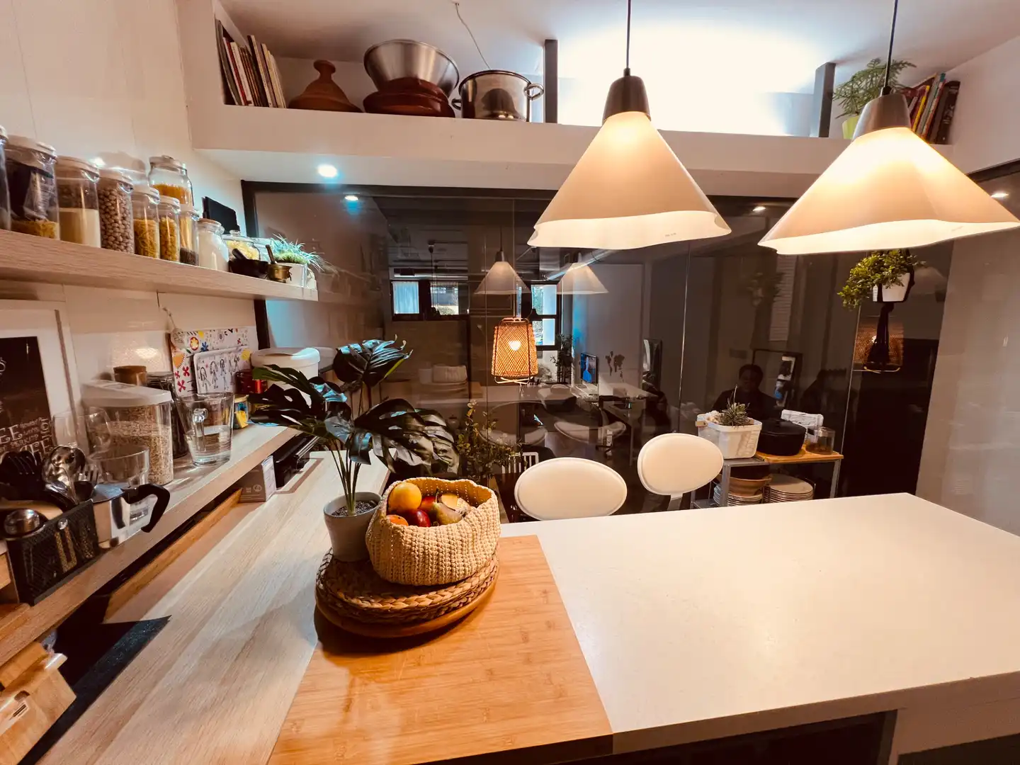 Cuina de Loft en venda en San Sebastián de los Reyes amb Aire condicionat, Calefacció i Jardí privat