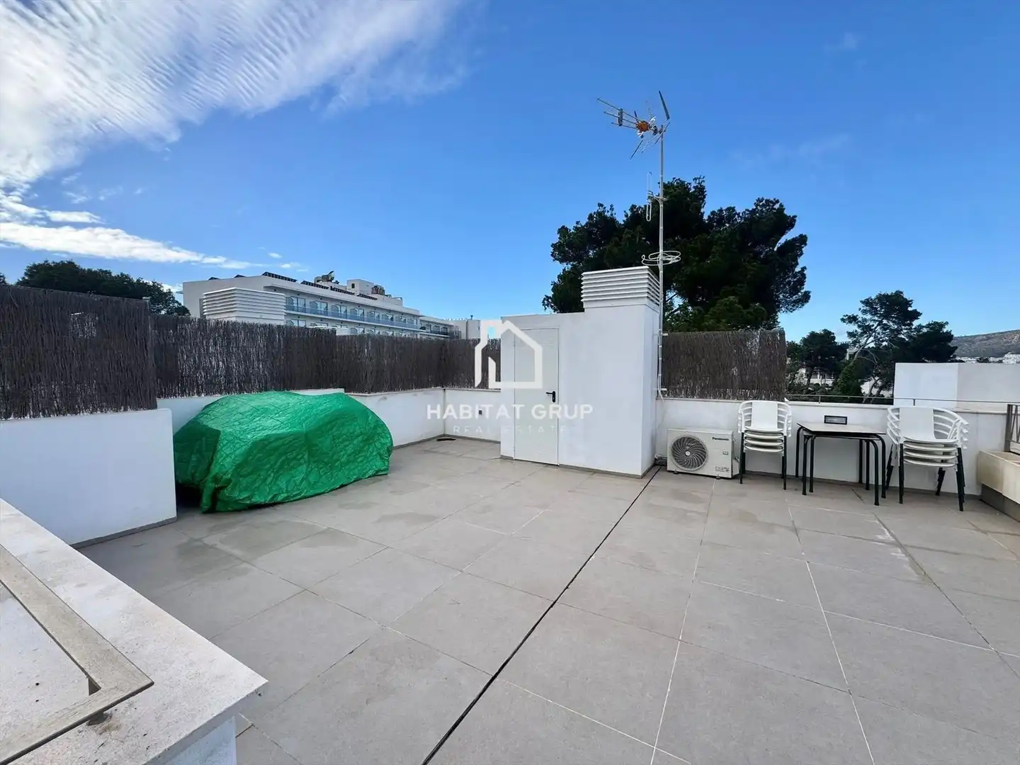 Terrace of Flat for rent in Sant Antoni de Portmany  with Air Conditioner, Heating and Terrace