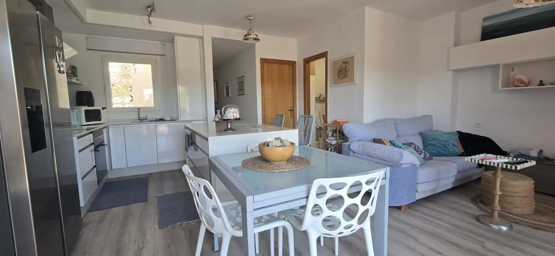 Menjador de Apartament en venda en Mazarrón amb Aire condicionat, Parquet i Moblat
