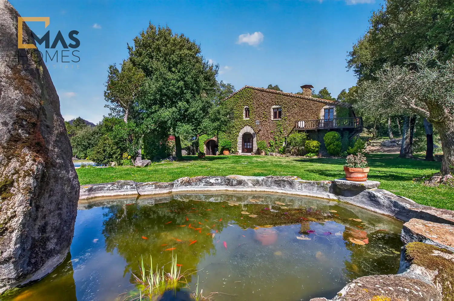 Jardí de Finca rústica en venda en Arbúcies amb Aire condicionat, Calefacció i Jardí privat