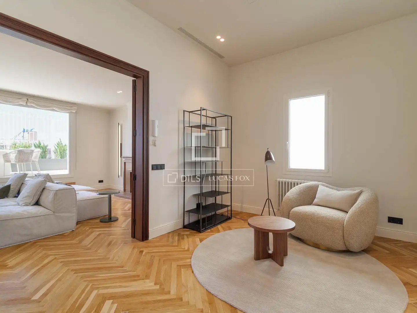 Sala de estar de Ático en venta en Barcelona con Aire acondicionado, Calefacción y Terraza