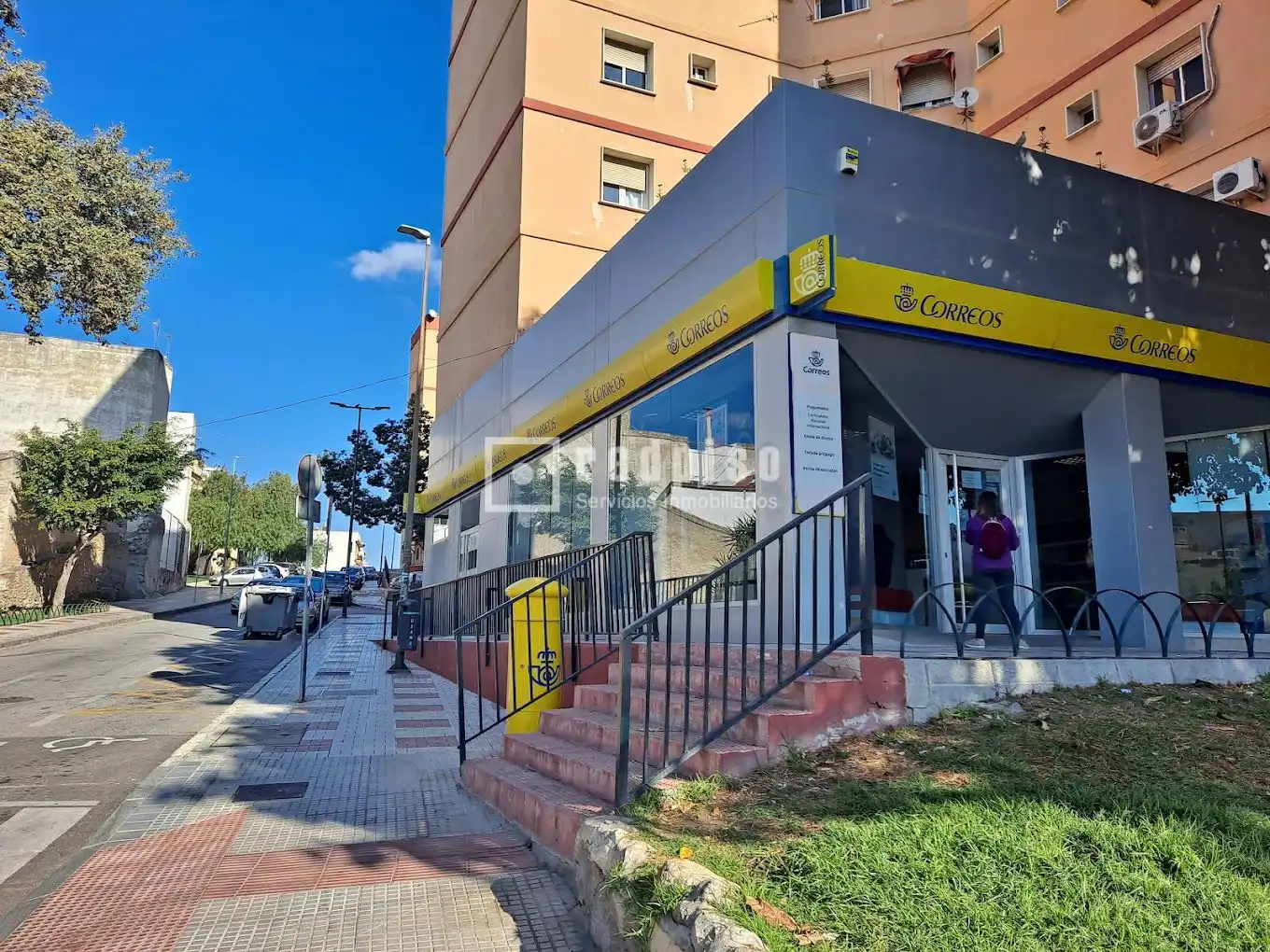 Vista exterior de Estudio de alquiler en Málaga con Calefacción, Terraza y Amueblado