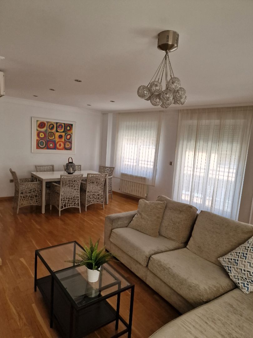 Living room of Attic for sale in  Albacete Capital  with Air Conditioner, Heating and Parquet flooring