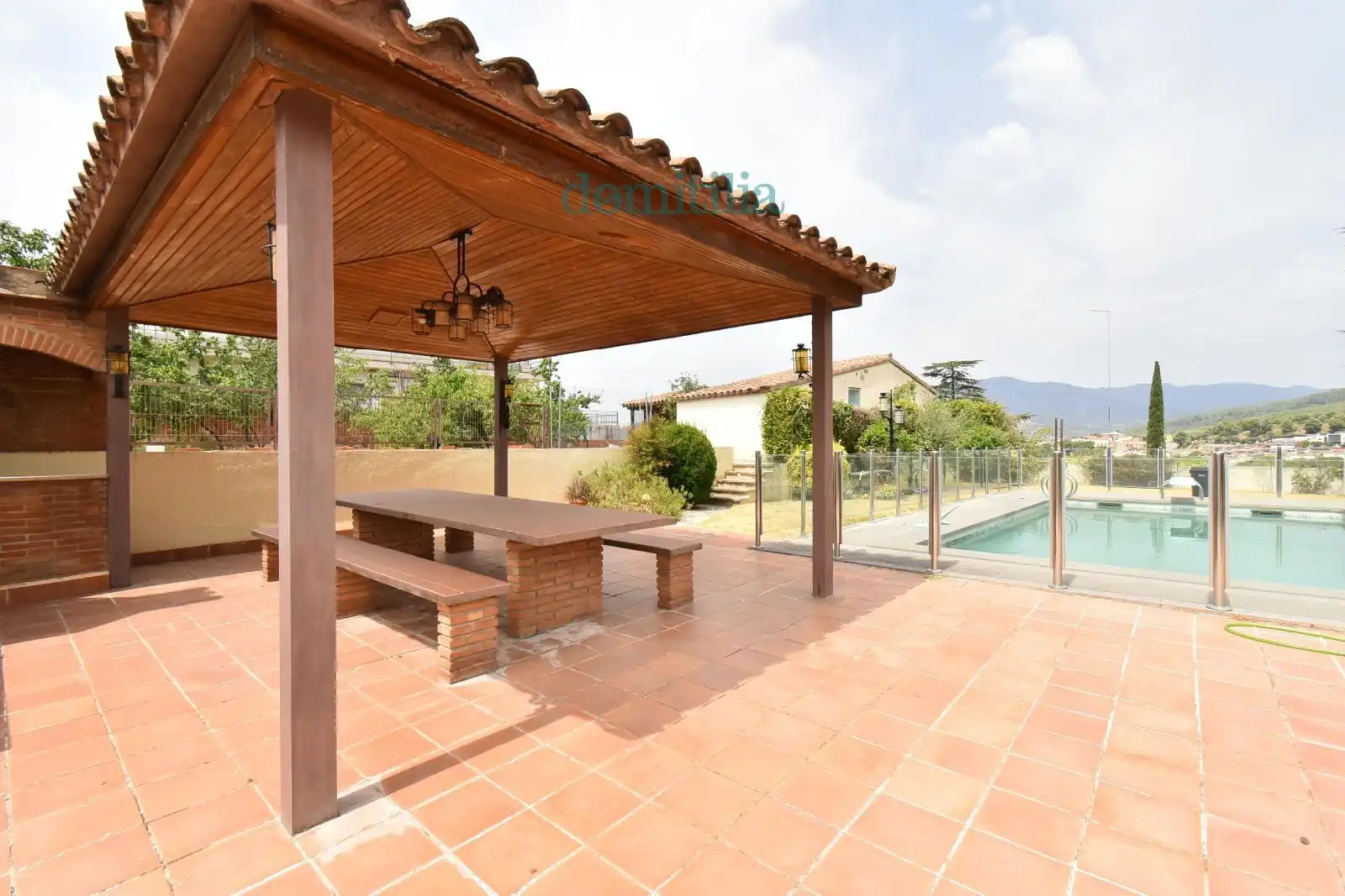 Terrassa de Casa o xalet en venda en Castellar del Vallès amb Calefacció, Jardí privat i Terrassa