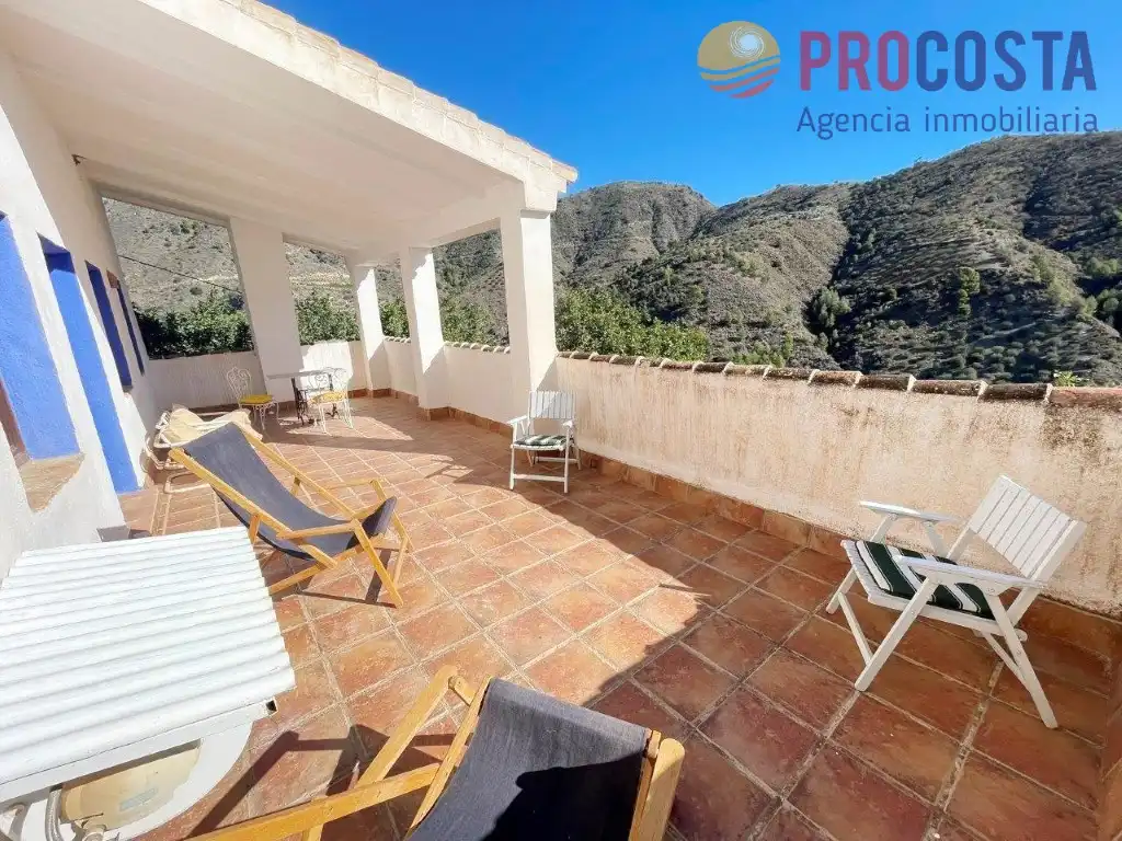 Terraza de Finca rústica en venta en Almuñécar con Jardín privado, Terraza y Piscina