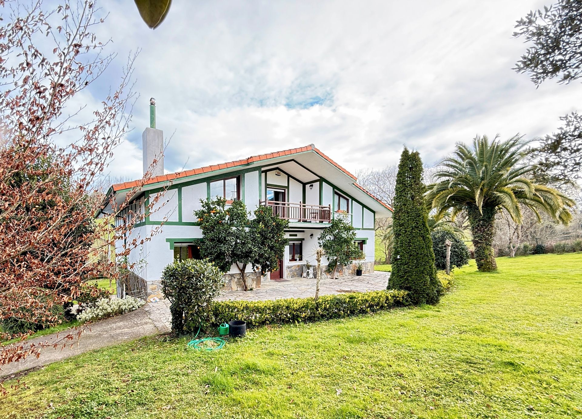 Vista exterior de Casa o xalet en venda en Gamiz-Fika amb Calefacció, Jardí privat i Terrassa