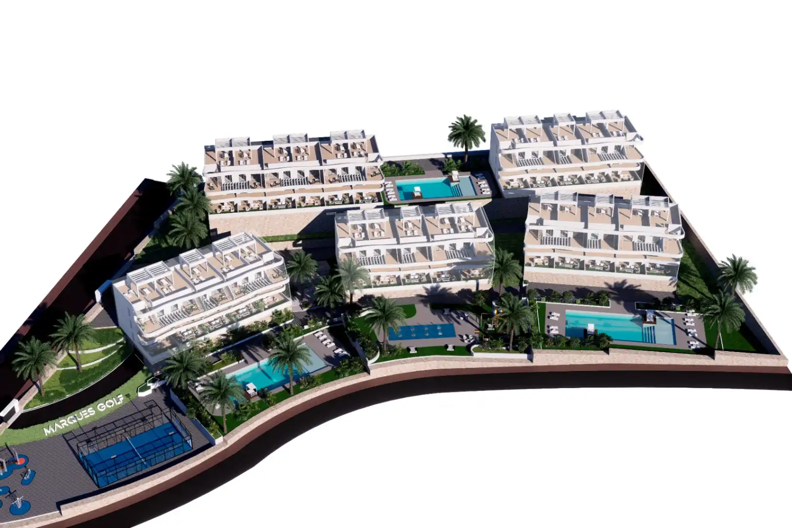 Vista exterior de Apartamento en venta en Finestrat con Aire acondicionado, Calefacción y Jardín privado