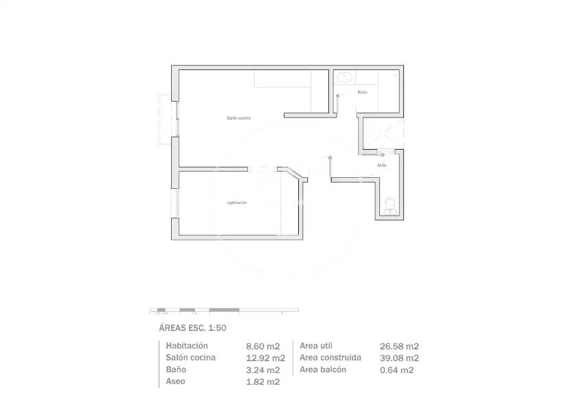 Piso en venta en Barcelona con Calefacción, Amueblado y Balcón