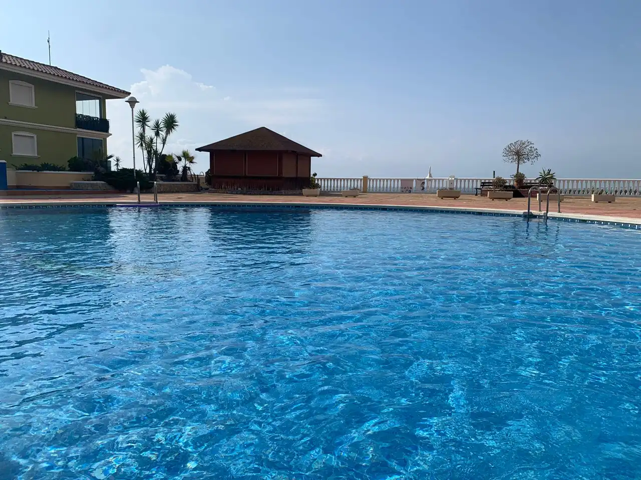 Swimming pool of Apartments for sale in Peñíscola / Peníscola  with Air Conditioner, Heating and Private garden
