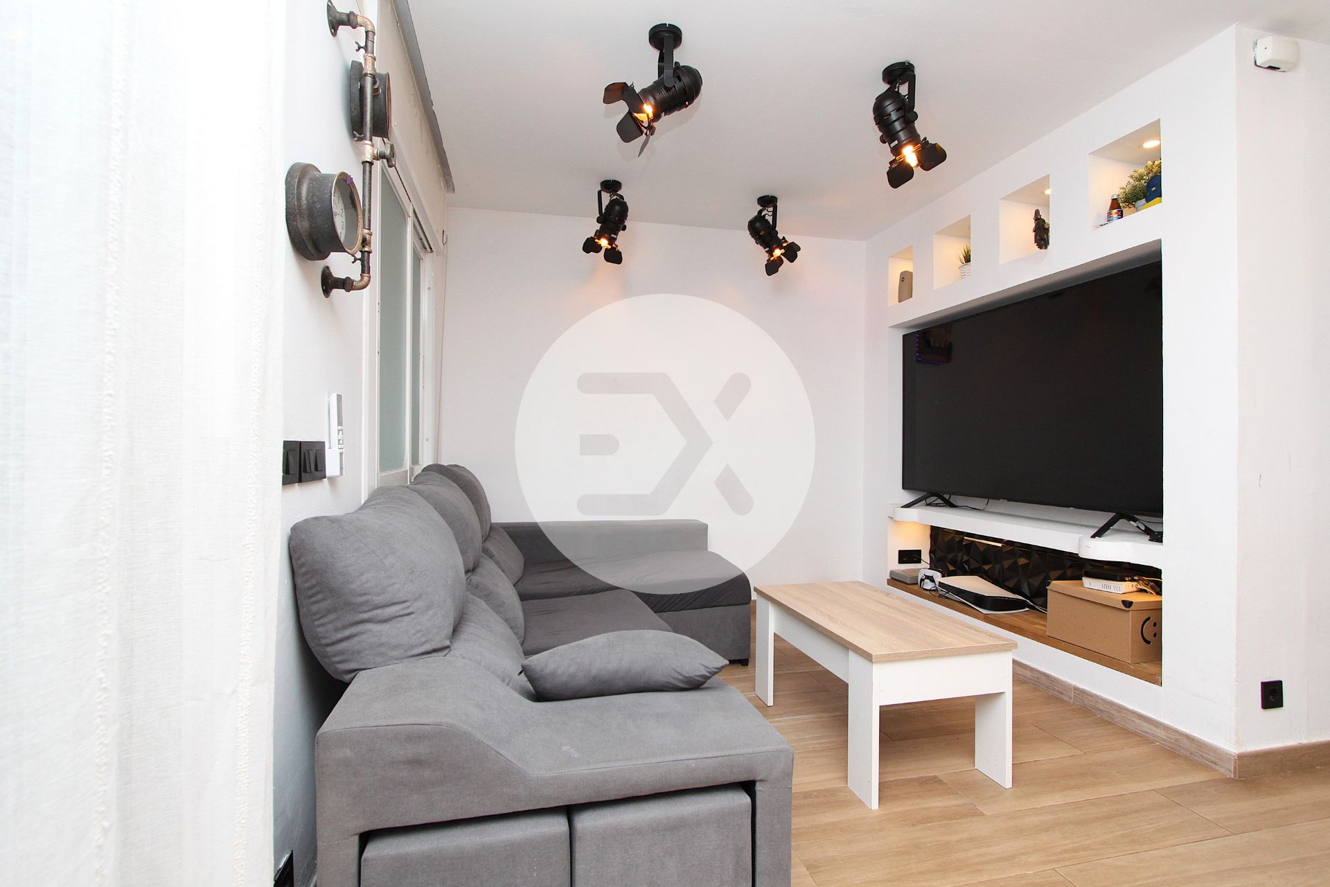 Sala d'estar de Apartament en venda en Castelldefels amb Terrassa i Piscina comunitària