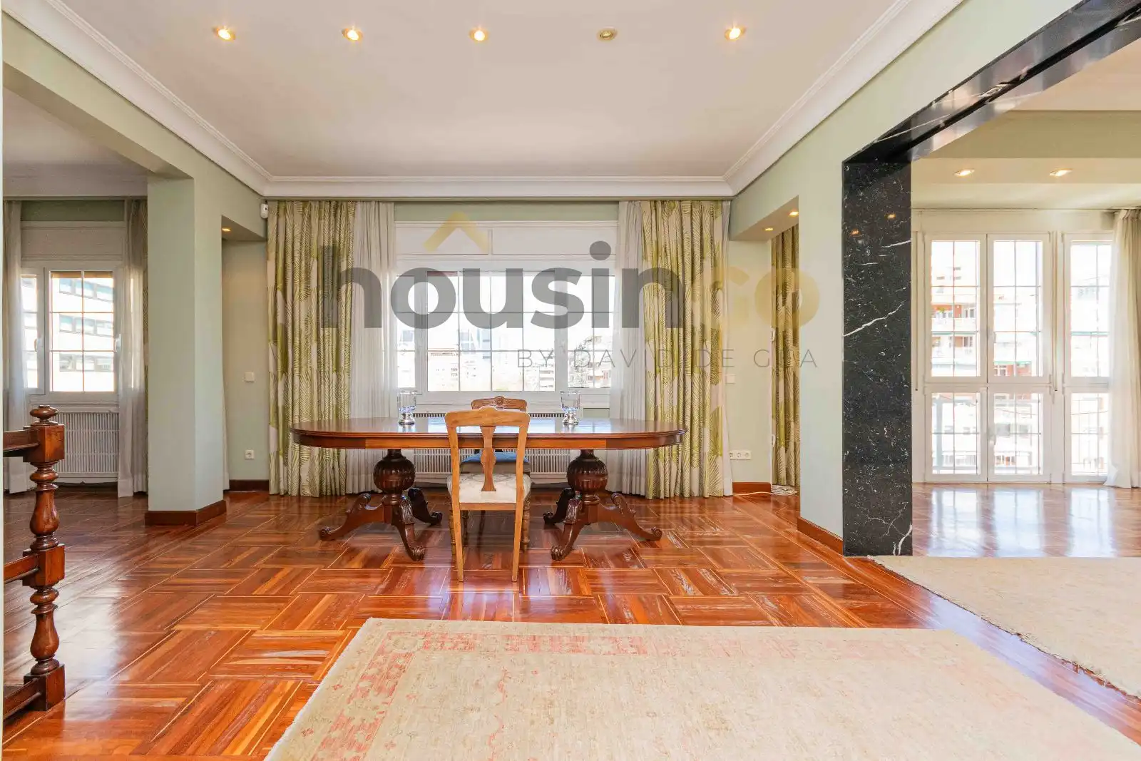 Esszimmer von Wohnung zur Miete in Madrid mit Heizung und Terrasse