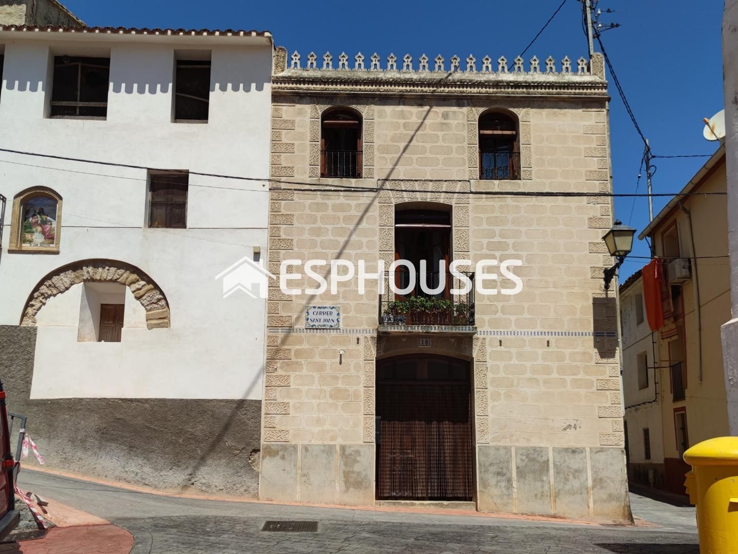 Vista exterior de Casa o xalet en venda en Beniardá amb Calefacció, Terrassa i Balcó