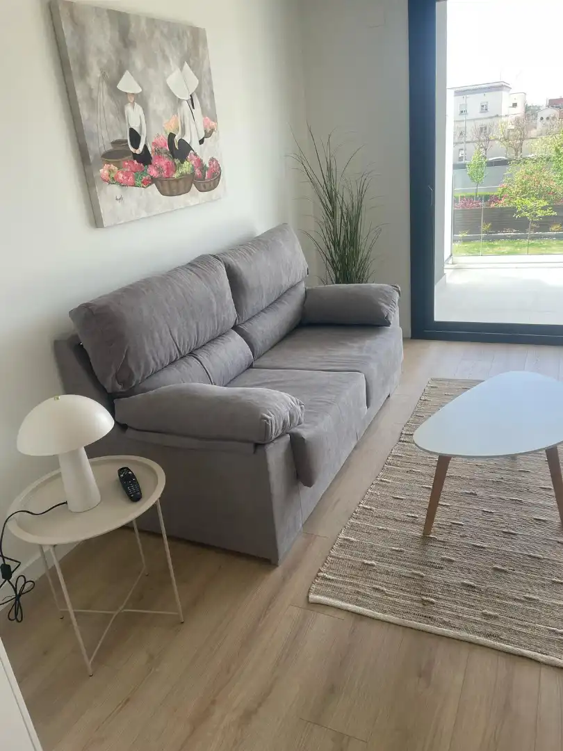 Sala d'estar de Pis de lloguer en Lleida amb Aire condicionat, Calefacció i Parquet