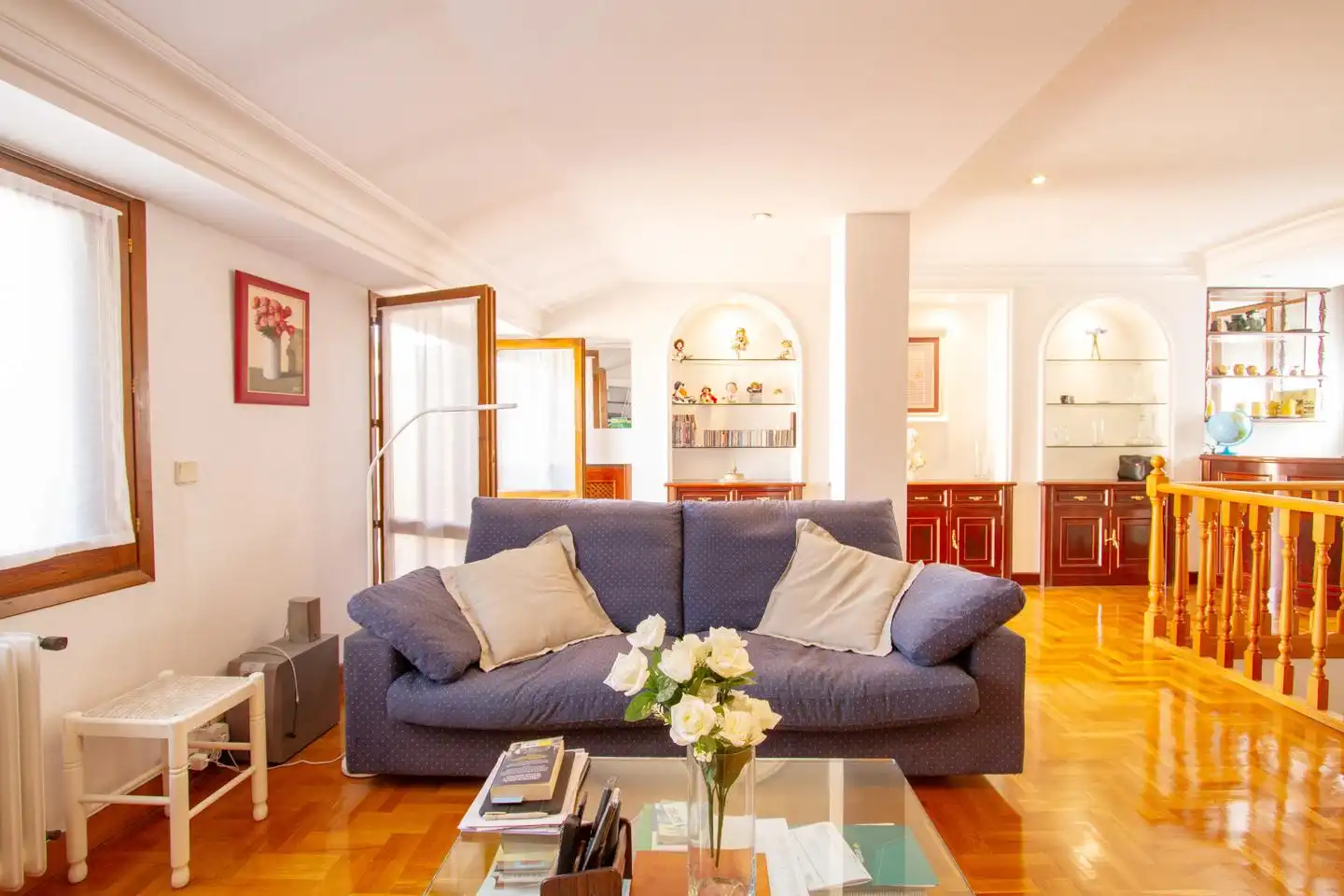 Sala de estar de Dúplex en venta en Villava / Atarrabia con Aire acondicionado, Calefacción y Terraza