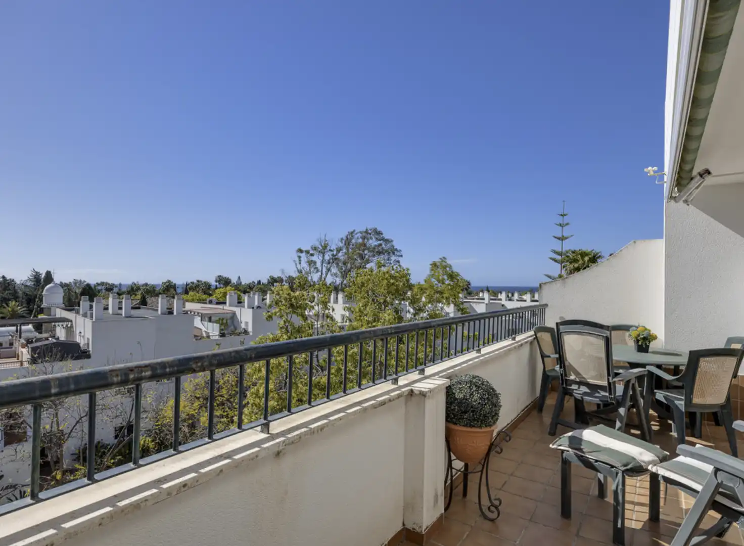Terraza de Apartamento en venta en Marbella con Aire acondicionado, Calefacción y Terraza