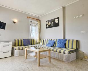 Sala d'estar de Apartament de lloguer en Dénia amb Calefacció, Jardí privat i Terrassa